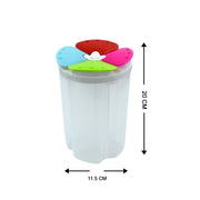 2822 4 Section Storage Containers Airtight Transparent Food Plastic Storage Container thumbnail 3