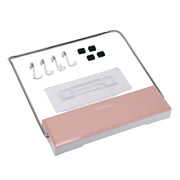 7660 Wall Mounted Foldable Wash Basin Storage Rack Shelf Holder Self Adhesive With Sticker thumbnail 4