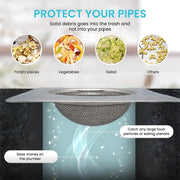 Stainless Steel Square Sink Strainer (1 Pc) thumbnail 5