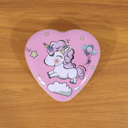 Heart Shaped Unicorn Printed Multipurpose Storage Box (1 Pc) thumbnail 6
