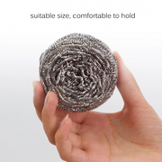 2388 Round Shape Stainless Steel Ball Scrubber (Pack Of 12) thumbnail 3