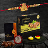 Rakhi (K1_3_ca32)  Chocolate Almonds 32gm Rakhi For Brother With Gift  Rakhi With Chocolate Rakhi Combo For Brother  Set Of 1 Rakhi  Chocolate