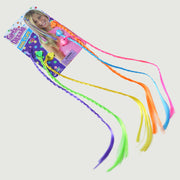 Colourful Braided Hair Extension Streaks For Girls  Kids (6 Pc) thumbnail 3