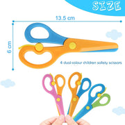 Child-safe Plastic Safety Scissors For Kids (1 Pc) thumbnail 4