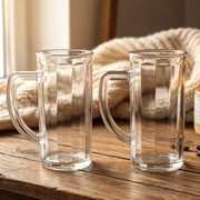 Prexo Plastic Shake Mug Glass With Handle (2 Pc Set 400 Ml Approx) thumbnail 4