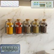 Wall-mounted Adjustable Spice Rack Organizer (1 Pc) thumbnail 1