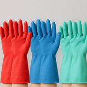 Long Cuff Multipurpose Rubber Cleaning Gloves (1 Pair Mix Color) thumbnail 1