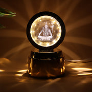 Mahadev 3d Crystal Ball Night Light (1 Pc) thumbnail 5