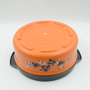 2368 Casserole Box For Food Searving Inner Steel Insulated Casserole Hot Pot Flowers Printed Chapati Box For Roti Kitchen (Approx 2500 Ml) thumbnail 5