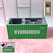 Container-style Multi-compartment Desk Organizer (1 Pc) thumbnail 1