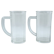 Prexo Plastic Shake Mug Glass With Handle (2 Pc Set 400 Ml Approx) thumbnail 3