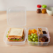 1 Large And 3 Small -compartment 1400 Ml Multipurpose Lunch Box (1400 Ml  1 Pc) thumbnail 3