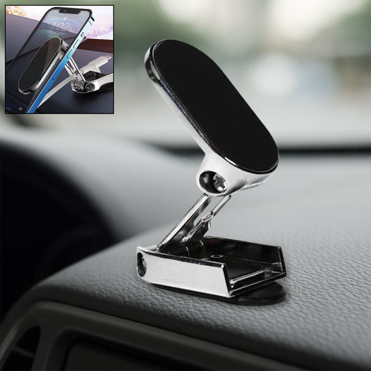 360° Rotating Magnetic Car Phone Holder in Metal (1 Pc, Folding)