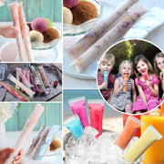 5512 Homemade Popsicle Maker Manual Ice Cream Machine With Approx 20 Pcs Packing Bag Popsicle Mold Convenient Maker Manual Ice Cream Machine For Kids Adults Diy Reusable thumbnail 2