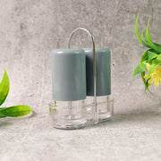 Apex Victory Salt  Pepper Dispenser Set  2 Pcs Acrylic Seasoning Shaker thumbnail 4