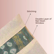 Zip Closure Saree Storage Bag (14.516.5 Cm 1 Pc) thumbnail 4