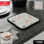 Printed Kitchen Pot Holder Heat Resistant Mat (2020 Cm) thumbnail 7