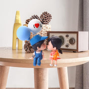 Plastic Cute Couple Car Dashboard Decoration Figurine Set (1 Set) thumbnail 1