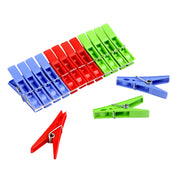 1364 Multipurpose 12 Pcs Cloth Clips (Multicolour) thumbnail 3
