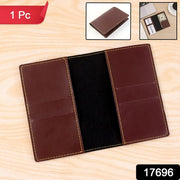 Pu Leather Multipurpose Card Holder  Slim Travel Wallet (1 Pc) thumbnail 5