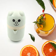 5491 Squeezer Simple Manual Citrus Juicer Small Portable Lime Juicer Cup Food Grade Plastic Juicer  High Quality Instant Juicer For Home  Travel Use thumbnail 1