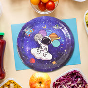 Round Plates Disposable Paper Plates  Happy Birthday Gift (10 Pcs Set  Mix Design) thumbnail 2