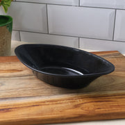 Plastic Marin Serving Bowl  Elegant Oval Deep Bowl (1 Pc  Balck) thumbnail 5