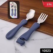 Supermom Foodie Stainless Steel Spoon  Fork (2 Pc Set) thumbnail 7
