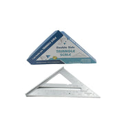1559 Double Side Scale Triangle Measurement Hand Tool 45 Degree Triangle Ruler Home For Industry Aluminum Alloy Rafter Square 7-inch Length thumbnail 2