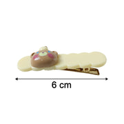 Cute Teddy Hair Clips Set (2 Pc) thumbnail 4