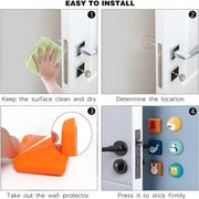 Cute Cartoon  Fruit Design Wall Door Stopper Bumper  (1 Pc Mix Design) thumbnail 3