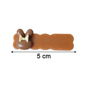 Cute Character Bow Decorative Hair Clip Set (3 Pc) thumbnail 4
