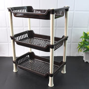 Apex Small Multiuse Plastic Storage Rack Organizer 3-tier thumbnail 1