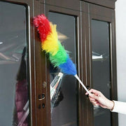 Rainbow Microfiber Plastic Duster 24 Inch | Flexible & Lightweight Dust Cleaner thumbnail 4