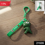 Cute Dinosaur Cartoon Silicone Keychain (1 Pc) thumbnail 7