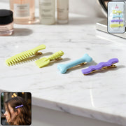 Decorative Alligator Hair Clips Set For Girls  Women  Cute Styling Pins (4 Pc) thumbnail 1
