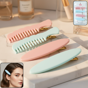 Pastel Comb-style Hair Clip Set (4 Pc) thumbnail 1