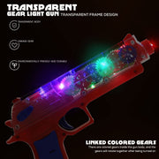 1941 Plastic Gear Simulation Toy Gun For Kids Pretend Play Gun Toys With 3d Flashing Lights And Exciting Music Electric Laser Toy Guns With Rotating Gear Mechanism Toy For Birthday Gift For Kids 3+ Years (Pack Of 1) thumbnail 6