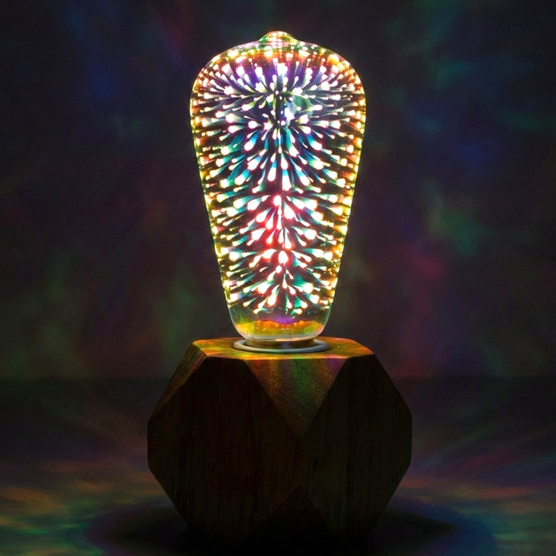 3d Firework Led Decorative Bulb Light For Home Decoration  Night Ambience