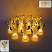 Decorative Cactus Shaped Flameless Led Candles (12 Pc) thumbnail 2