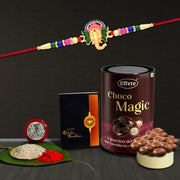 Rakhi (K1_555_em)  Chocolate Magic Rakhi  Chocolate For Brother Rakhi With Chocolate Rakhi With Gift Rakhi Combo Set Of 1 Rakhi Chocolate thumbnail 1