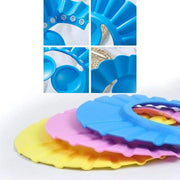 0378b Adjustable Safe Soft Bathing Baby Shower Hair Wash Cap For Children Baby Bath Cap Shower Protection For Eyes And Ear thumbnail 5