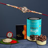Rakhi (K1_429_cm)  Chocolate Magic  Rakhi Combo With Card And Chocolate  Chocolates Gift  Rakhi  Chocolate For Brother  Rakhi With Gift  Set Of 1 Rakhi