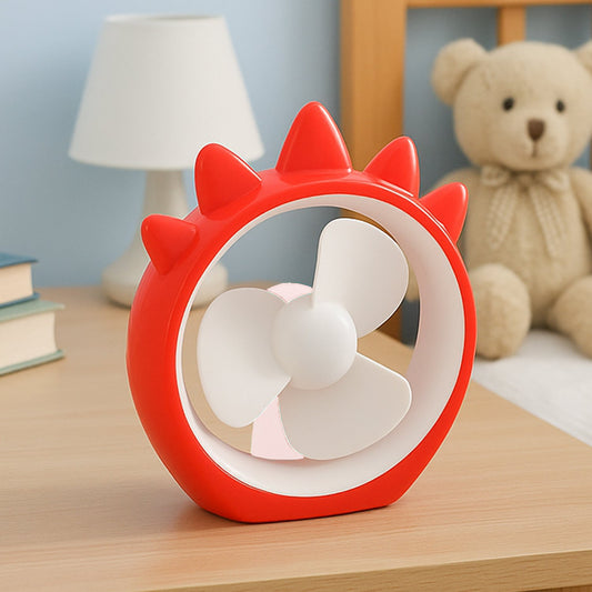 Mini Desktop Fan ? Rechargeable USB Cooling Fan for Home, Office & Car (Battery Not Included)