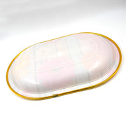 Medium Plastic Flower Printed Design Serving Tray (1 Pc  31 X 21 Cm) thumbnail 3