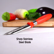 Multipurpose 2-in-1 Stainless Steel Knife  Peeler (1 Pc) thumbnail 5