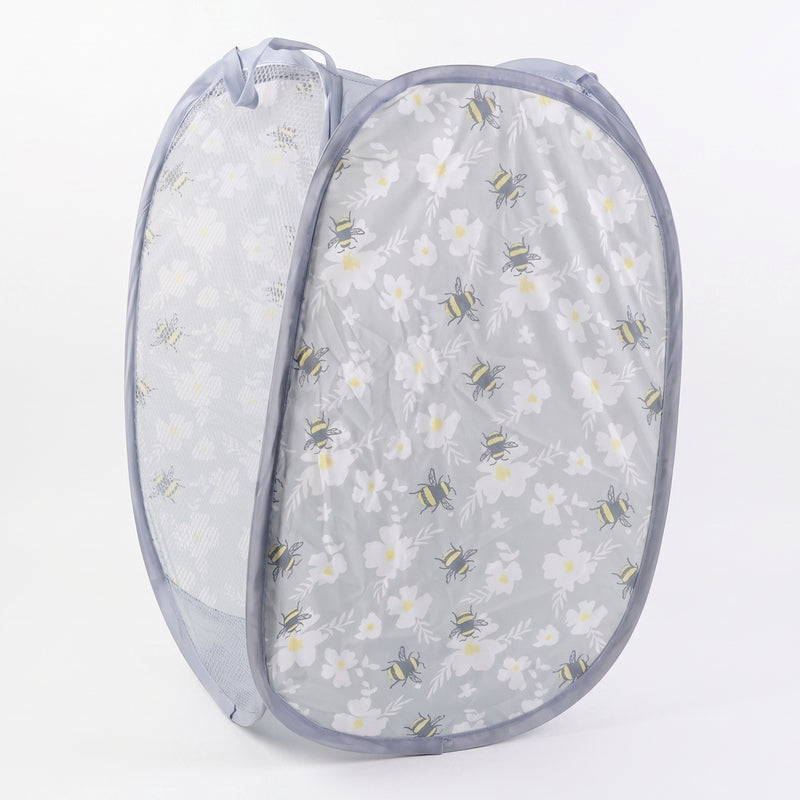 Foldable Mesh Laundry Bag Hamper (1 Pc 36x36x56 Cm)