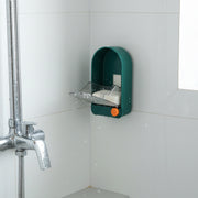 Wall Mounted Soap Holder With Drain Tray (1 Pc) thumbnail 5