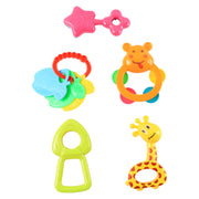 Plastic Baby Rattle Toys 5 Pcs Set thumbnail 1