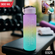 0325 Motivational Water Bottle With Straw  Time Marker Bpa-free Tritan Portable Gym Water Bottle Leakproof Reusable Special Design For Your Sports Activity Hiking Camping thumbnail 6